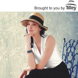 Perfect Summer Hat! TILLEY'S  Endurables THE TILLEY BRIM RAFFIA HAT Sz M